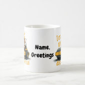 100日目の学校を乗り切ったぞ 100日おめでとう コーヒーマグカップ (中央)