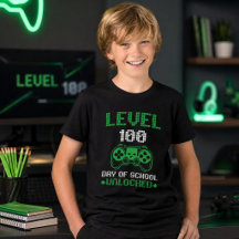 100日目の学校ゲーマーTシャツ - キッズビデオゲーム