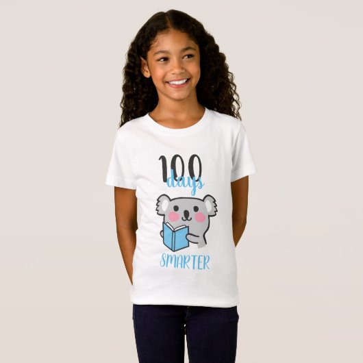100日目の学校コアラ Tシャツ (正面フル)
