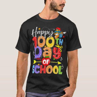 100日目の学校コケットボウダビング鉛筆 Tシャツ
