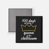 100日目の学校デザイン先生と学生 マグネット (正面/裏面)