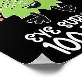 100日目の学校モンスター少年キッズアイ生き延びズ ポスター (角)