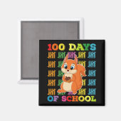 100日目の学校リス先生 マグネット (正面/裏面)