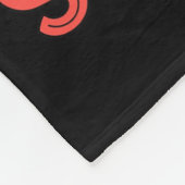 100日目の学校先生または学生子供のおもしろいGi フリースブランケット (角)