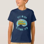 100日目の学校大冒険: 男子用レベル100 Tシャツ (正面)
