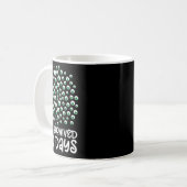 100日目の学校怪獣Googly Eye 生き延び 10 コーヒーマグカップ (正面左)