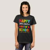 100日目の学校数学おもしろい式教え Tシャツ (正面フル)