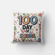 100日目の学校楽しいTシャツ | カラフルな子供たちと