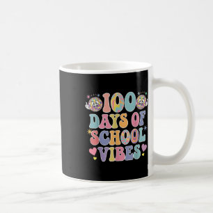 100日目の学校生活かわいいスマイル顔100日 コーヒーマグカップ
