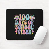 100日目の学校生活かわいいスマイル顔100日 マウスパッド (マウス)