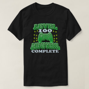 100日目の学校生活を達成 Tシャツ