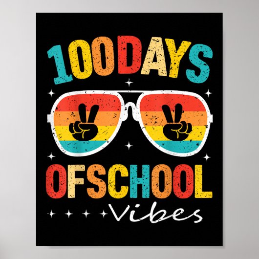 100日目の学校生活ハッピー100日の学校 ポスター (正面)