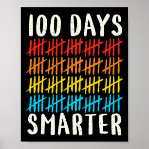 100日目の学校100の日ス頭が切れるッド ポスター