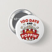 100日目の学校100日とStill Poppin 缶バッジ (正面&裏面)