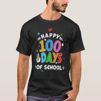 100日目の学校 おもしろ先生 生徒 楽しい100 Tシャツ