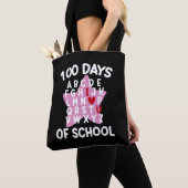 100日目の学校 アルファベット 100日目 先生 トートバッグ (クローズアップ)