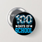 100日目の学校 サッカーキッズ 100日記念 缶バッジ (正面&裏面)
