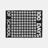 100日目の学校 サッカー 100日目の学校 男子 フリースブランケット (正面(横))