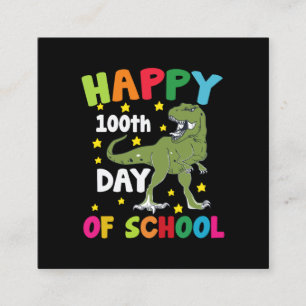 100日目の学校 ティラノサウルス 100日目の学校 スクエア名刺