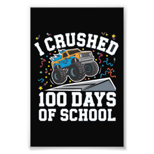 100日目の学校 モンスタートラック 100日目の学校 フォトプリント