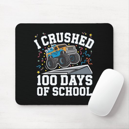 100日目の学校 モンスタートラック 100日目の学校 マウスパッド (マウス)