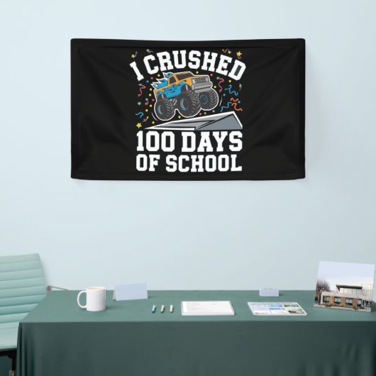 100日目の学校 モンスタートラック 100日目の学校 横断幕 (トレードショー)