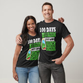 100日目の学校 ランチドレッシング 先生 生徒 Tシャツ (ユニセックス)