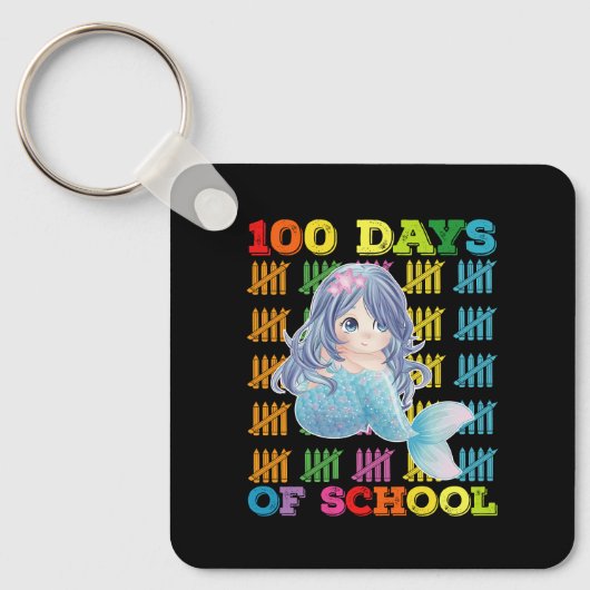100日目の学校 人魚 先生 生徒 キーホルダー (正面)