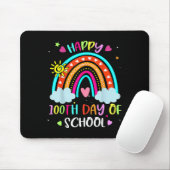 100日目の学校 虹 Happy 100 日も賢くなりました マウスパッド (マウス)