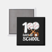 100日目の学校 野球のコーチ 野球部 学生 マグネット (正面/裏面)