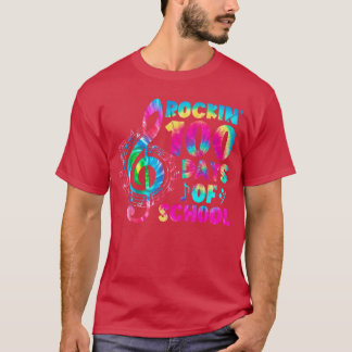 100日目の学校 音楽教師 生徒 プレゼント 100日目 Tシャツ