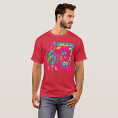 100日目の学校 音楽教師 生徒 プレゼント 100日目 Tシャツ (正面フル)