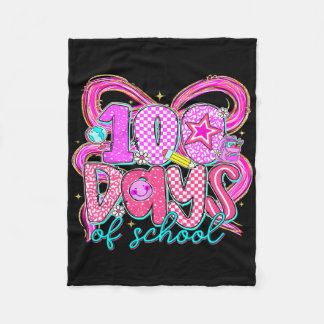 100日目の学校 100日先生 コケットボウ フリースブランケット
