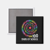 100日目の学校 100日目の算数の数字の先生K マグネット (正面/裏面)