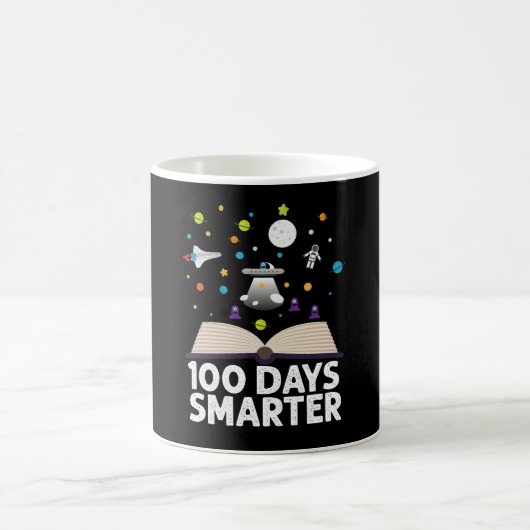 100日目の学校 100日賢い宇宙の本 コーヒーマグカップ (中央)
