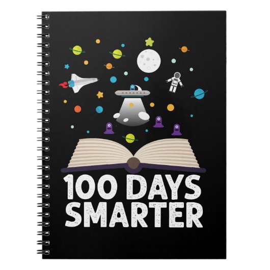 100日目の学校 100日賢い本 スペース ノートブック (正面)