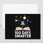 100日目の学校 100日賢い本 スペース 招待状 (正面/裏面)