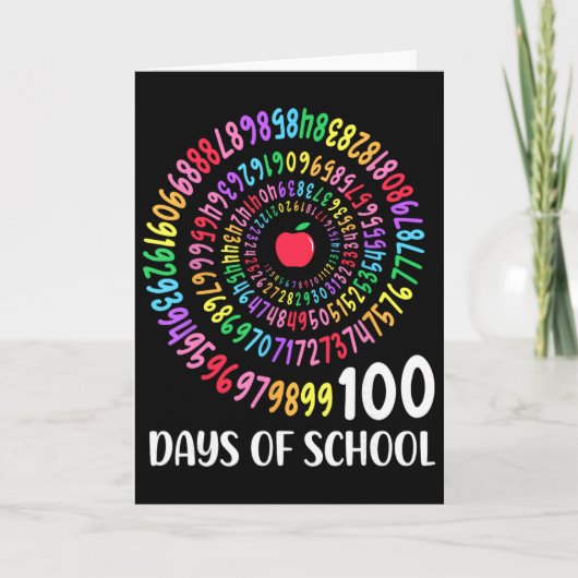 100日目の学校 100日 数学 番号 先生 K カード (正面)