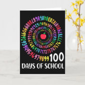 100日目の学校 100日 数学 番号 先生 K カード (黄色い花)