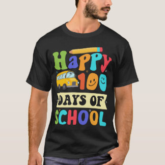 100日目の学校 Happy 100 Days ローディング 100 Tシャツ