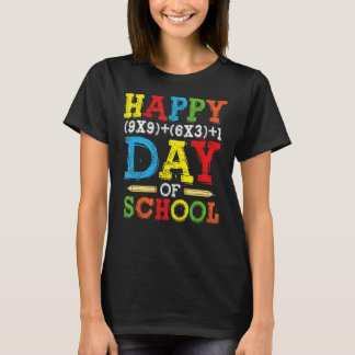 100日目の楽しい数学の学生の子供 Tシャツ