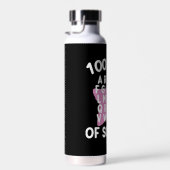 100日目の登校アルファベット 100日目担任  ウォーターボトル (右面)