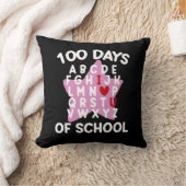 100日目の登校 アルファベット 100日目の先生 クッション (ブランケット)