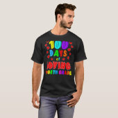 100日目の登校 四年生 愛する先生 子供 Tシャツ (正面フル)