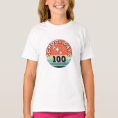 100日目の登校, 100日間の学校生活 Tシャツ (正面)