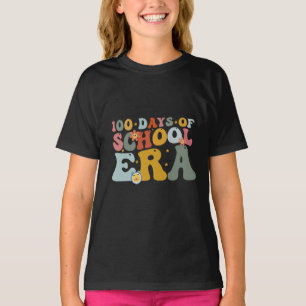 100日目の登校 Groovy先生 キッズ Tシャツ