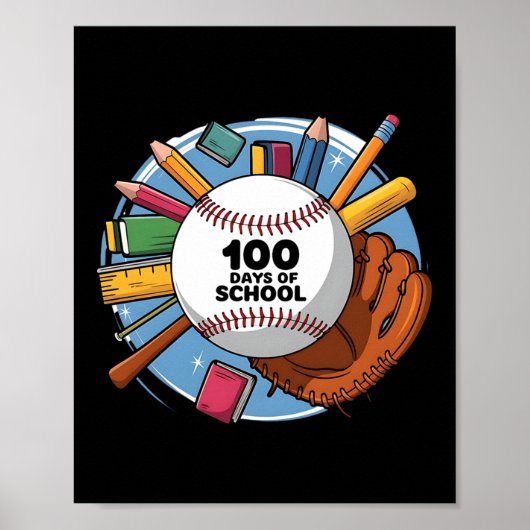 100日目の装おもしろい着先生&amp；学生100 D ポスター (正面)
