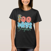 100日目の輝き レトロでグルービーな学校 Tシャツ (正面)