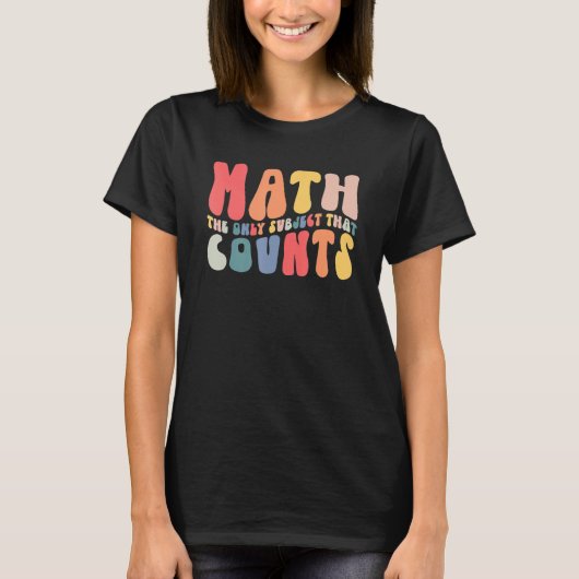 100日目は数学しかない Tシャツ (正面)