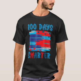 100日目を迎えたアメリカ国旗のスマートさ Tシャツ
